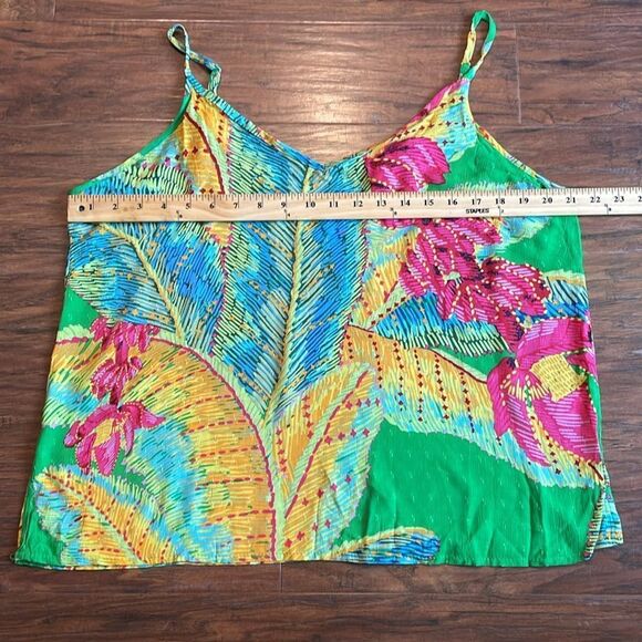 Cynthia Rowley Womens Two Piece Skirt and Top Flower Print Summer Outfit Sz L - Picture 8 of 14